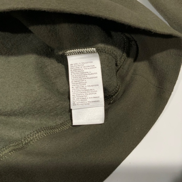 Women’s North Face Sz M Green Floral Hoodie Sweatshirt - Picture 3 of 5